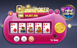 Luật chơi game Mini poker ở Sky88 online 